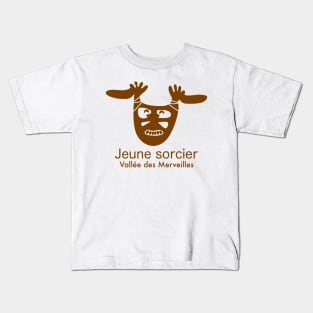 Jeune Sorcier - Vallée des Merveilles - marron Kids T-Shirt